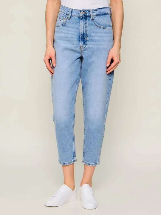 Zdjęcie produktu Tommy Jeans Jeansy | Tapered fit | high waist błękitny