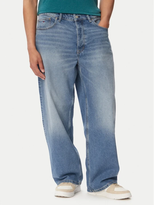Zdjęcie produktu Tommy Jeans Jeansy Theo Baggy DM0DM23738 Niebieski Loose Fit