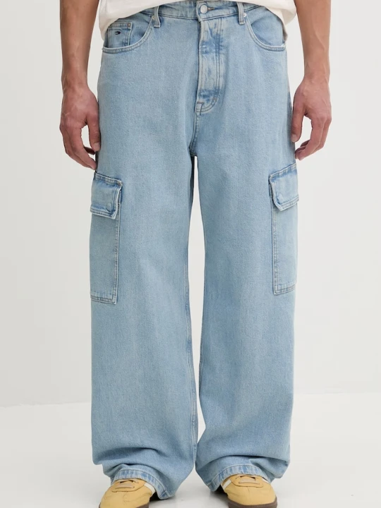 Zdjęcie produktu Tommy Jeans jeansy wide leg męskie niebieski