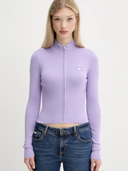 Zdjęcie produktu Tommy Jeans kardigan fioletowy