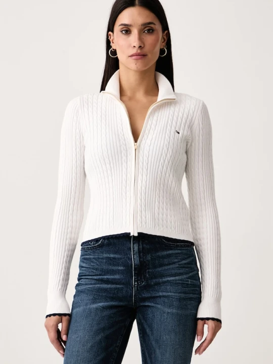 Zdjęcie produktu Tommy Jeans kardigan damski beżowy