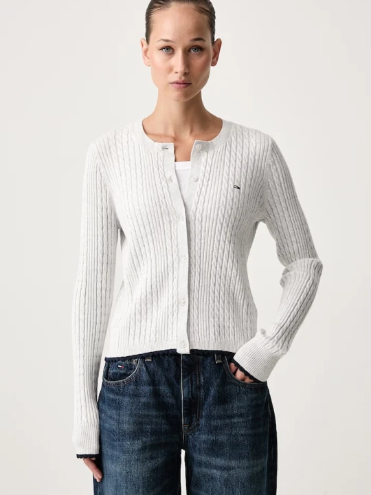 Zdjęcie produktu Tommy Jeans kardigan damski szary