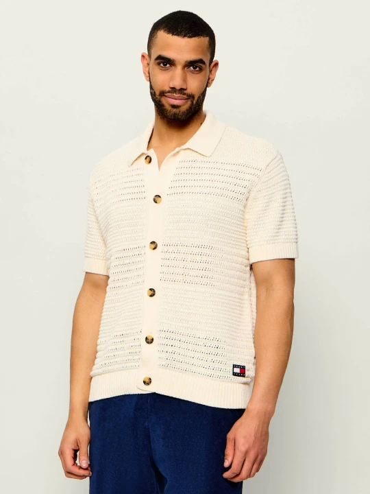 Zdjęcie produktu Tommy Jeans Kardigan | Regular Fit beżowy