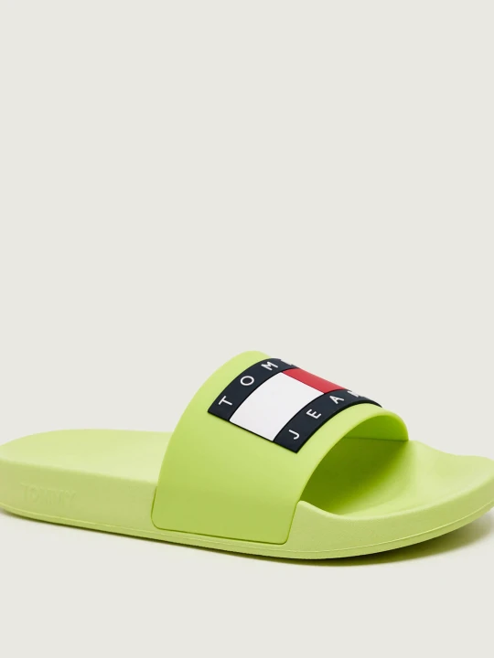 Zdjęcie produktu Tommy Jeans Klapki limonkowy