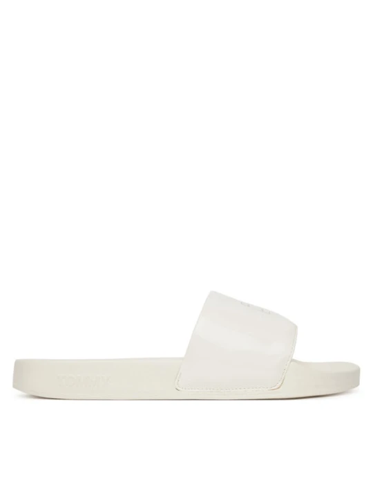 Zdjęcie produktu Tommy Jeans Klapki Flag Pool Slide Patent EN0EN02901 Biały