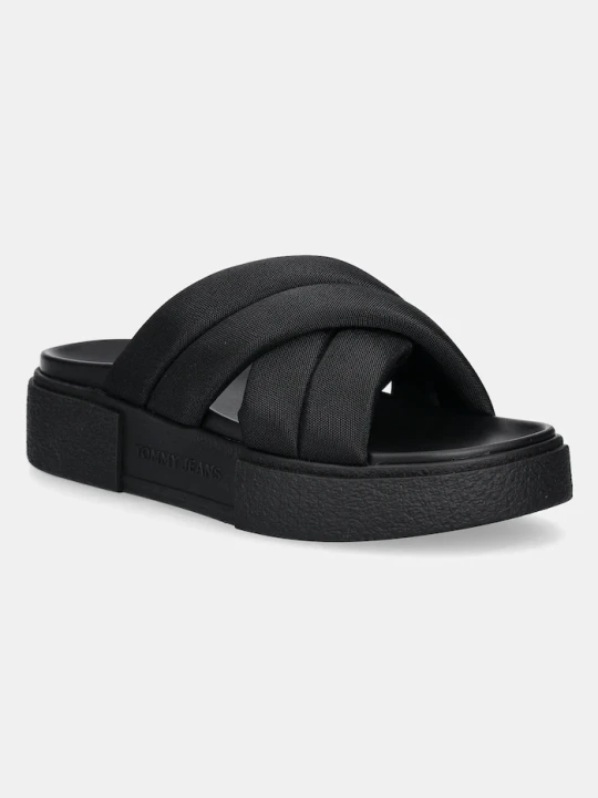 Zdjęcie produktu Tommy Jeans klapki FLATFORM SANDAL czarny