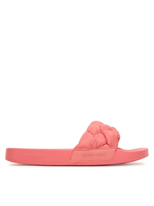 Zdjęcie produktu Tommy Jeans Klapki Tjw Braided Slides EN0EN02975 Różowy