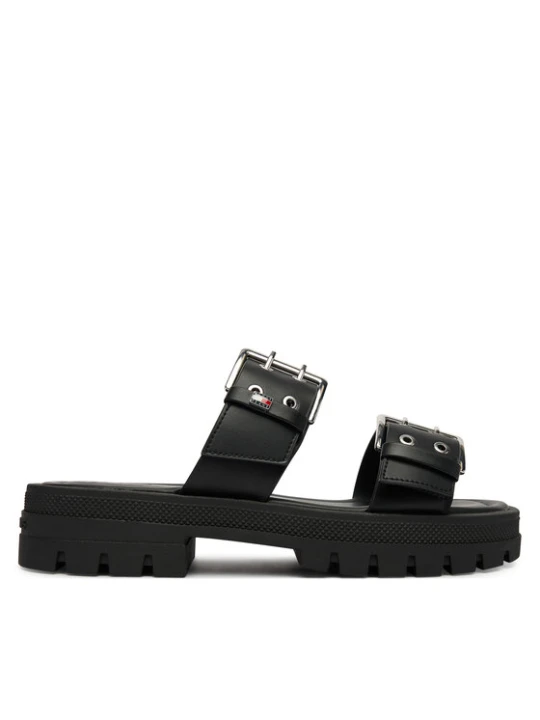 Zdjęcie produktu Tommy Jeans Klapki Tjw Buckle Straps Sandal EN0EN02966 Czarny