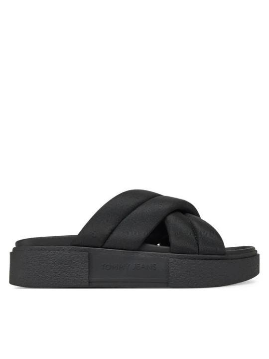 Zdjęcie produktu Tommy Jeans Klapki Tjw Flatform Sandal EN0EN02775 Czarny