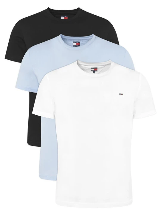 Zdjęcie produktu Tommy Jeans Komplet t-shirtów 3 Pack DM0DM21579 Kolorowy Slim Fit
