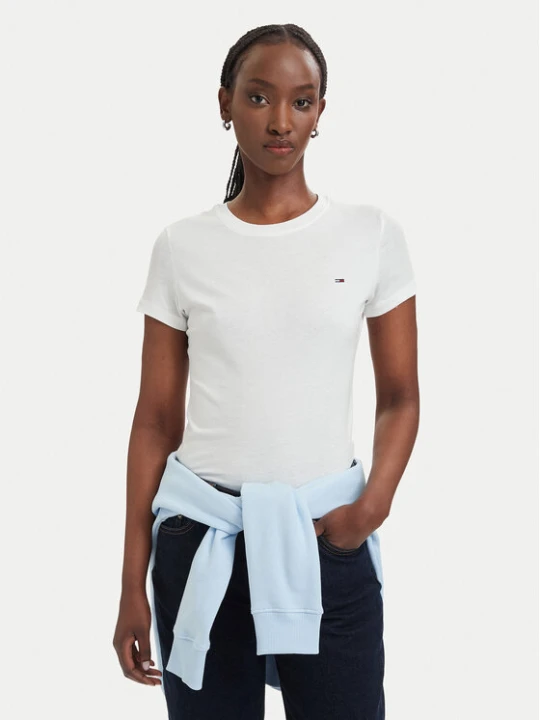Zdjęcie produktu Tommy Jeans Komplet t-shirtów DW0DW21366 Biały Slim Fit