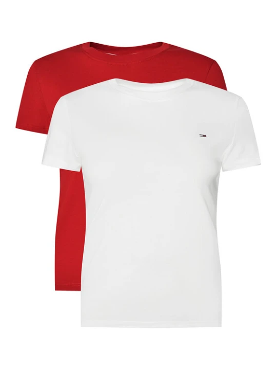 Zdjęcie produktu Tommy Jeans Komplet t-shirtów DW0DW21366 Kolorowy Slim Fit