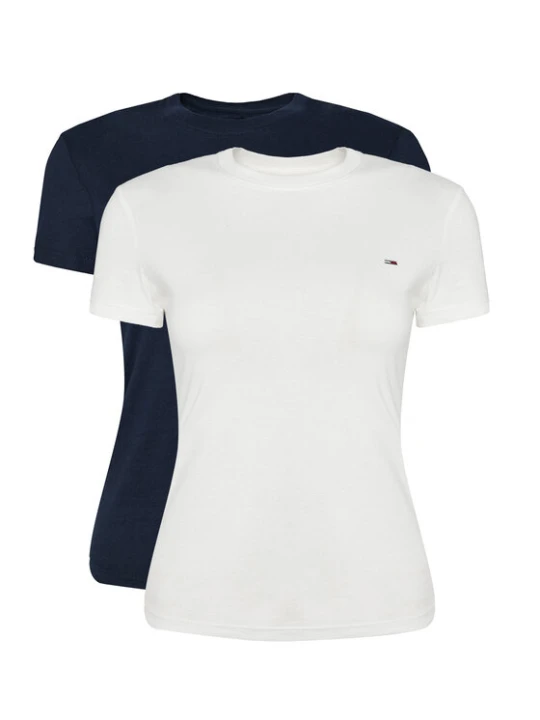 Zdjęcie produktu Tommy Jeans Komplet t-shirtów DW0DW21366 Kolorowy Slim Fit