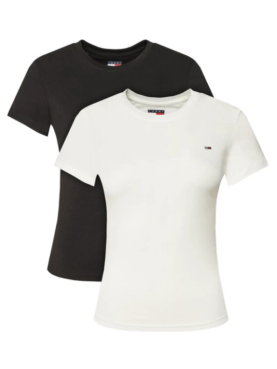Zdjęcie produktu Tommy Jeans Komplet t-shirtów DW0DW21366 Kolorowy Slim Fit