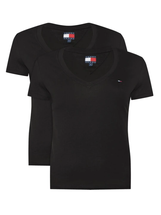 Zdjęcie produktu Tommy Jeans Komplet t-shirtów DW0DW21367 Czarny Slim Fit