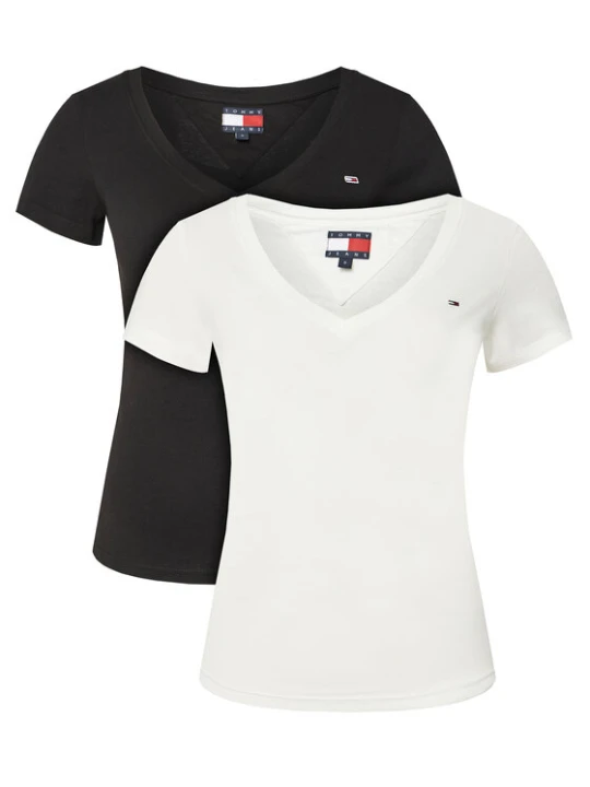 Zdjęcie produktu Tommy Jeans Komplet t-shirtów DW0DW21367 Kolorowy Slim Fit