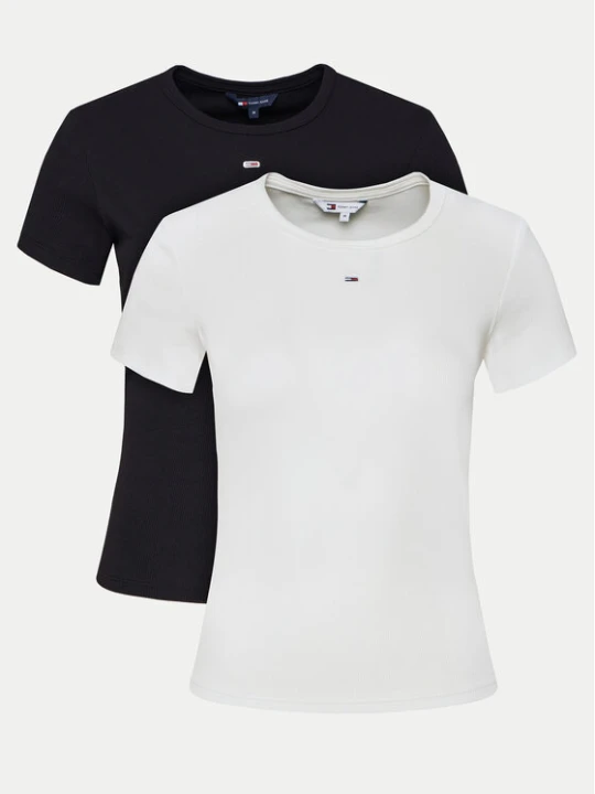 Zdjęcie produktu Tommy Jeans Komplet t-shirtów DW0DW21430 Kolorowy Slim Fit