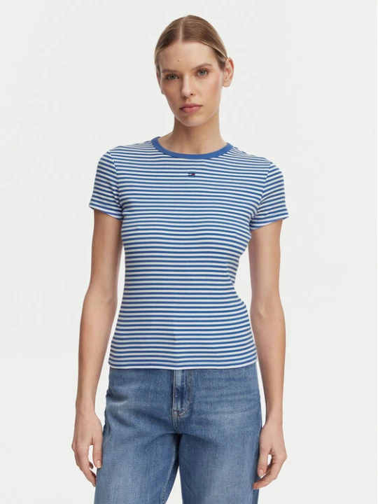 Zdjęcie produktu Tommy Jeans Komplet t-shirtów DW0DW21430 Kolorowy Slim Fit