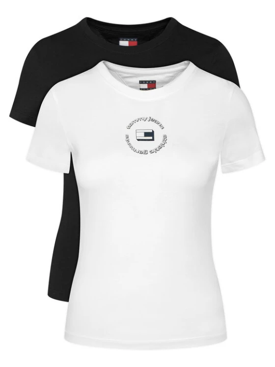 Zdjęcie produktu Tommy Jeans Komplet t-shirtów DW0DW23004 Kolorowy Slim Fit