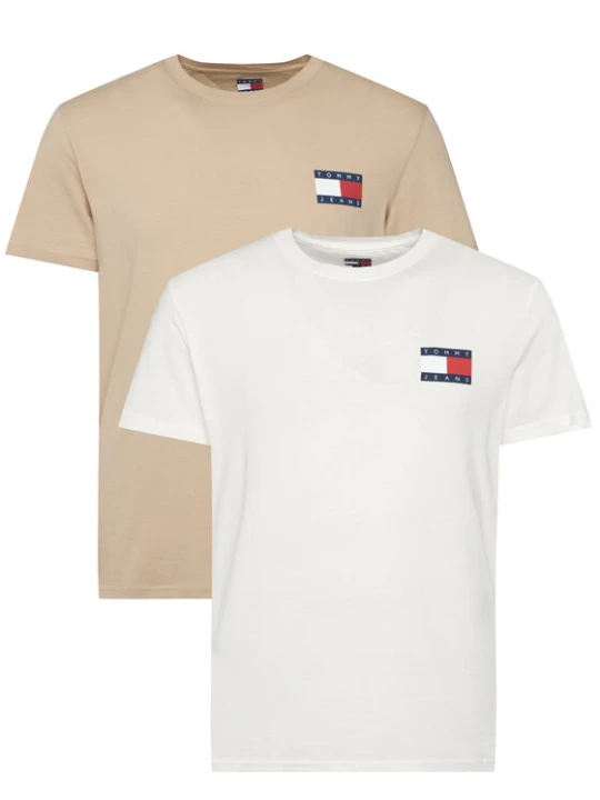 Zdjęcie produktu Tommy Jeans Komplet t-shirtów Ess Flag DM0DM22143 Kolorowy Slim Fit
