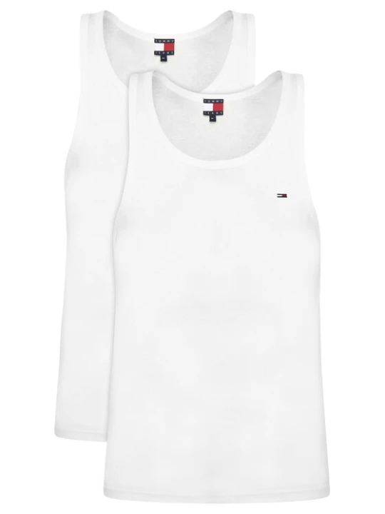 Zdjęcie produktu Tommy Jeans Komplet tank topów DM0DM20769 Biały Slim Fit