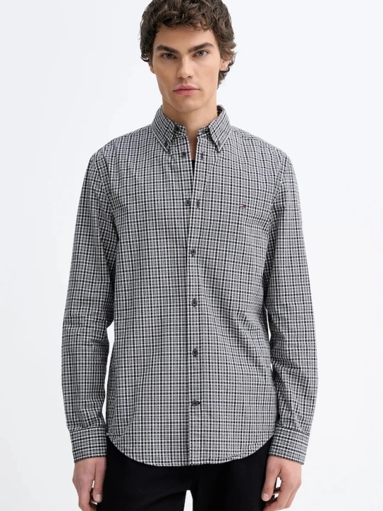 Zdjęcie produktu Tommy Jeans koszula bawełniana szary