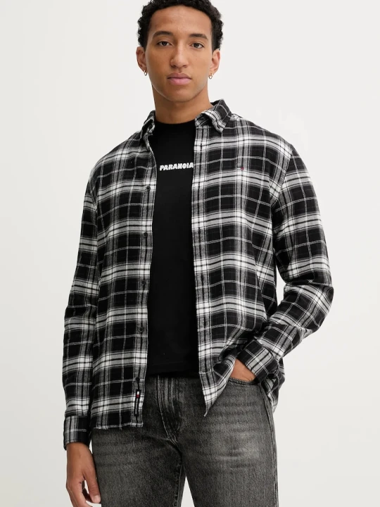 Zdjęcie produktu Tommy Jeans koszula bawełniana czarny