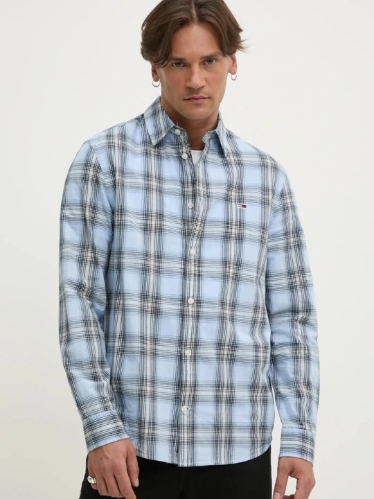 Zdjęcie produktu Tommy Jeans koszula bawełniana niebieski