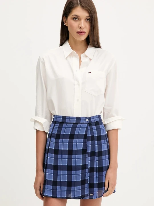 Zdjęcie produktu Tommy Jeans koszula bawełniana beżowy