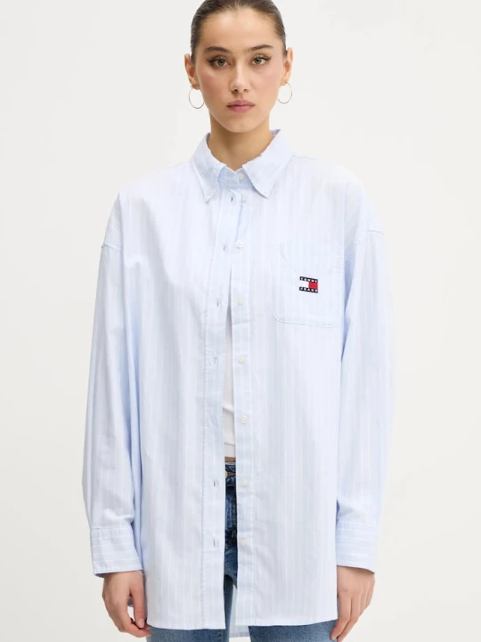 Zdjęcie produktu Tommy Jeans koszula bawełniana niebieski