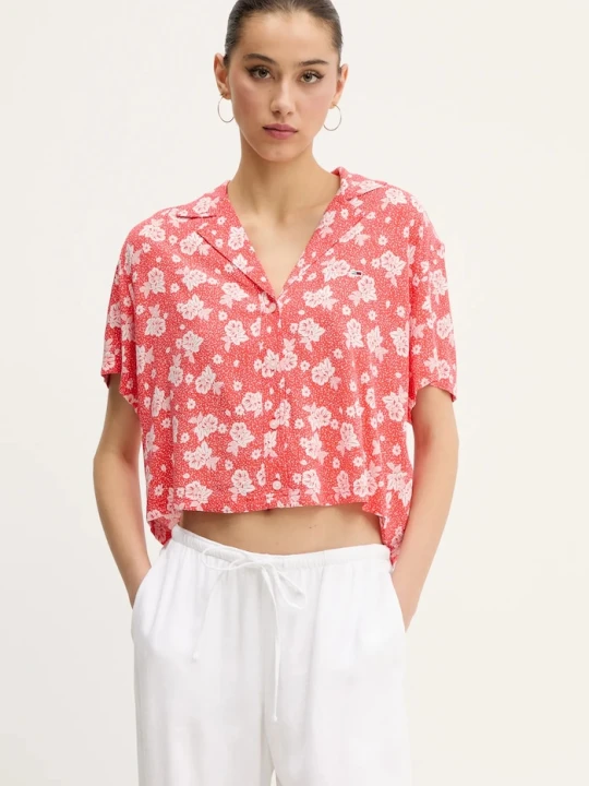 Zdjęcie produktu Tommy Jeans koszula pomarańczowy