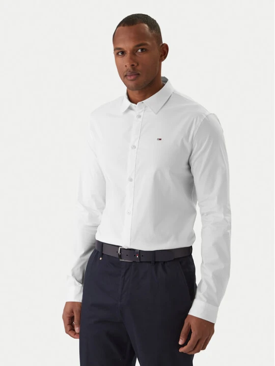 Zdjęcie produktu Tommy Jeans Koszula DM0DM04405 Biały Slim Fit
