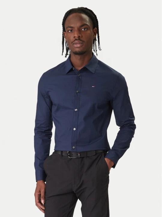 Zdjęcie produktu Tommy Jeans Koszula DM0DM04405 Granatowy Slim Fit