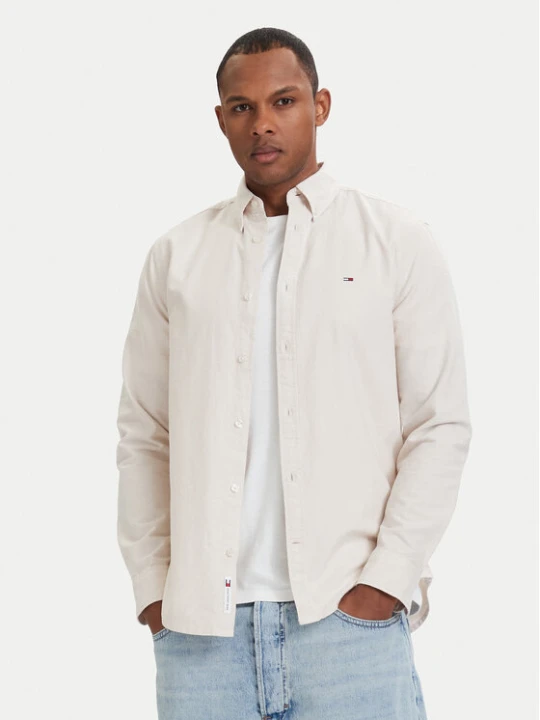 Zdjęcie produktu Tommy Jeans Koszula DM0DM21298 Beżowy jasny Regular Fit