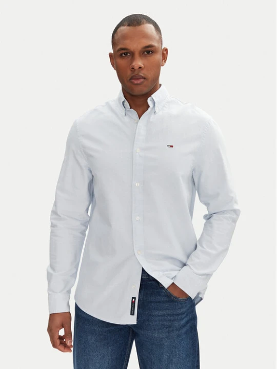 Zdjęcie produktu Tommy Jeans Koszula DM0DM21298 Błękitny Regular Fit Niebieski jasny