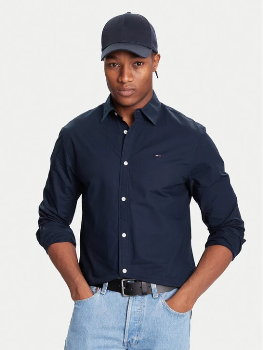 Zdjęcie produktu Tommy Jeans Koszula DM0DM22026 Granatowy Regular Fit
