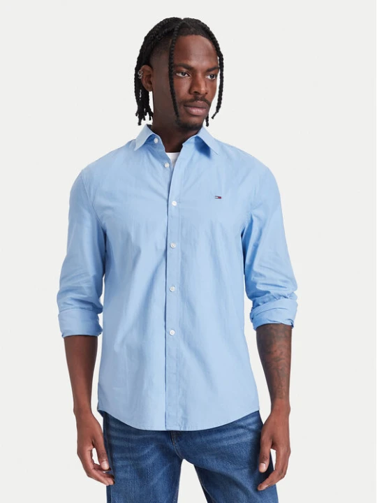 Zdjęcie produktu Tommy Jeans Koszula DM0DM22026 Niebieski jasny Regular Fit