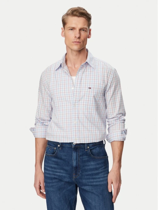 Zdjęcie produktu Tommy Jeans Koszula DM0DM22791 Niebieski jasny Regular Fit