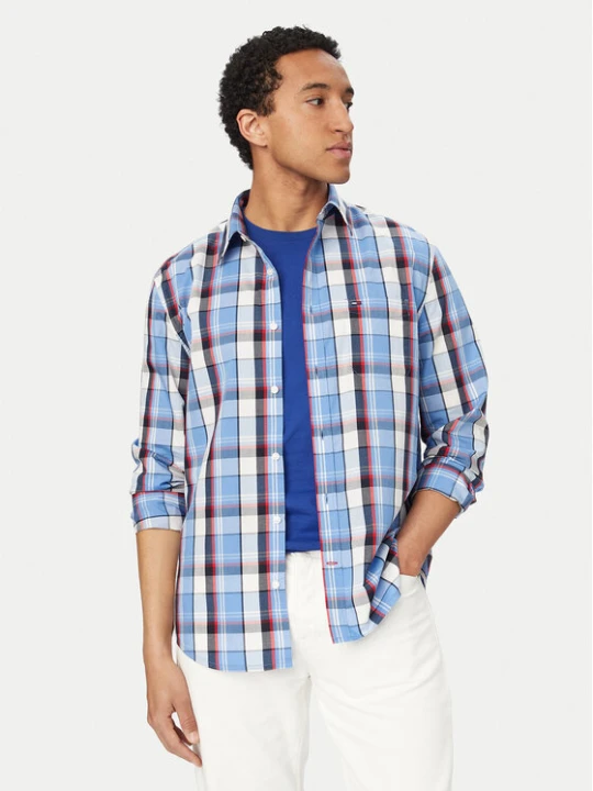 Zdjęcie produktu Tommy Jeans Koszula DM0DM22791 Niebieski Regular Fit