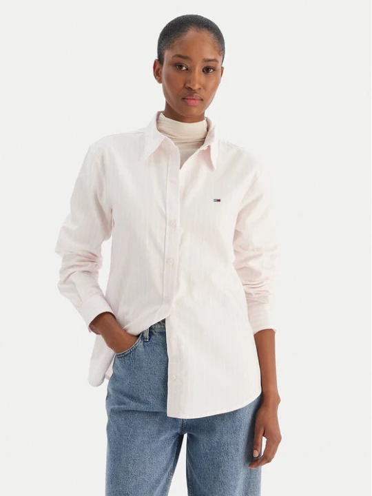 Zdjęcie produktu Tommy Jeans Koszula DW0DW19890 Różowy Regular Fit
