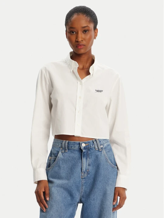 Zdjęcie produktu Tommy Jeans Koszula DW0DW21400 Biały Relaxed Fit