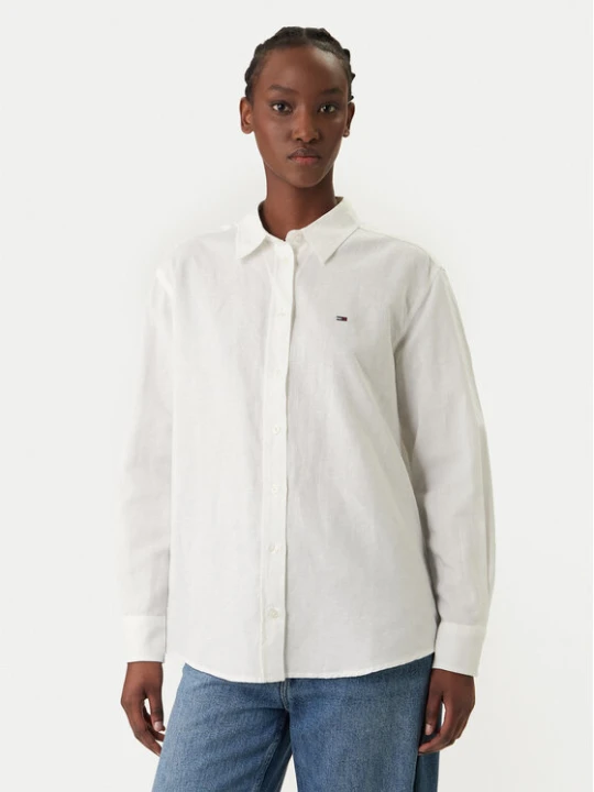 Zdjęcie produktu Tommy Jeans Koszula DW0DW22209 Biały Relaxed Fit