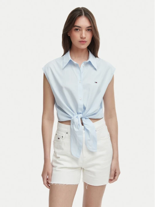 Zdjęcie produktu Tommy Jeans Koszula DW0DW22212 Niebieski jasny Regular Fit