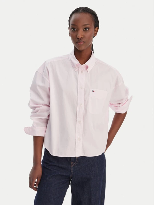 Zdjęcie produktu Tommy Jeans Koszula DW0DW22766 Różowy Regular Fit