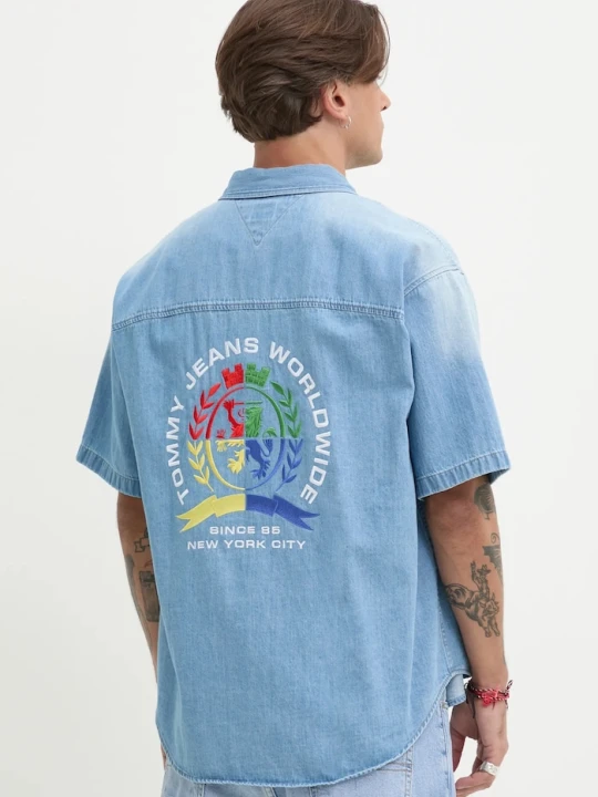 Zdjęcie produktu Tommy Jeans koszula jeansowa niebieski