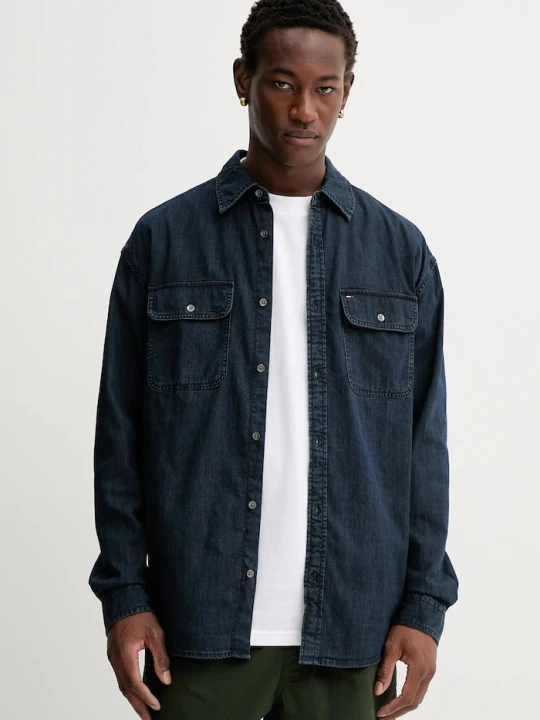 Zdjęcie produktu Tommy Jeans koszula jeansowa granatowy