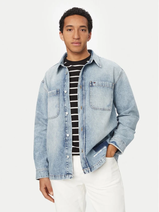 Zdjęcie produktu Tommy Jeans Koszula jeansowa DM0DM23269 Niebieski Relaxed Fit