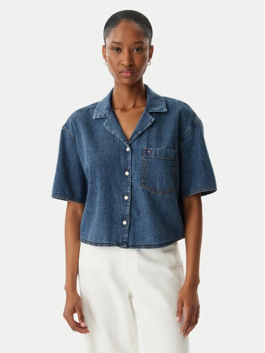 Zdjęcie produktu Tommy Jeans Koszula jeansowa DW0DW22216 Niebieski Relaxed Fit