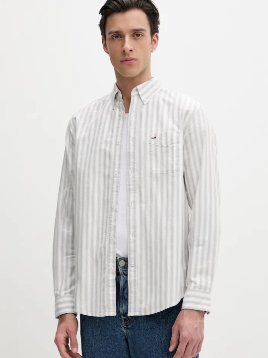 Zdjęcie produktu Tommy Jeans koszula męska bawełniana szary