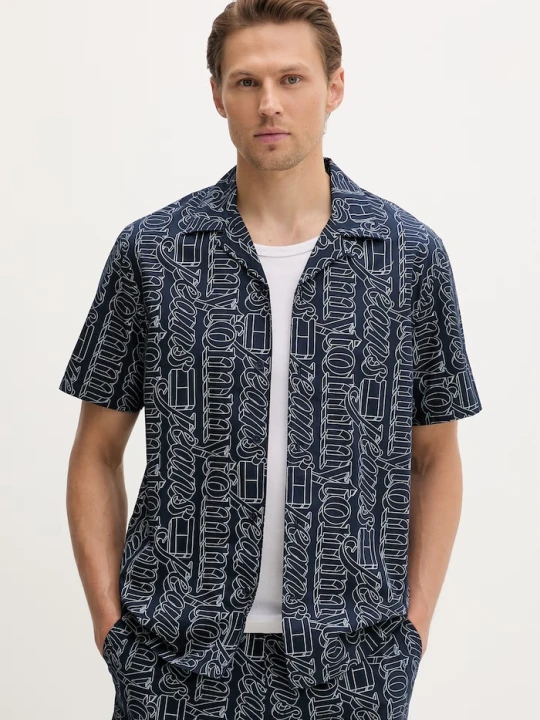 Zdjęcie produktu Tommy Jeans koszula męska bawełniana granatowy